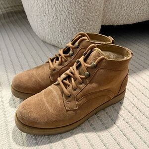 UGG Women’s Bethany Chestnut Full Shearling Lace-Up Boots